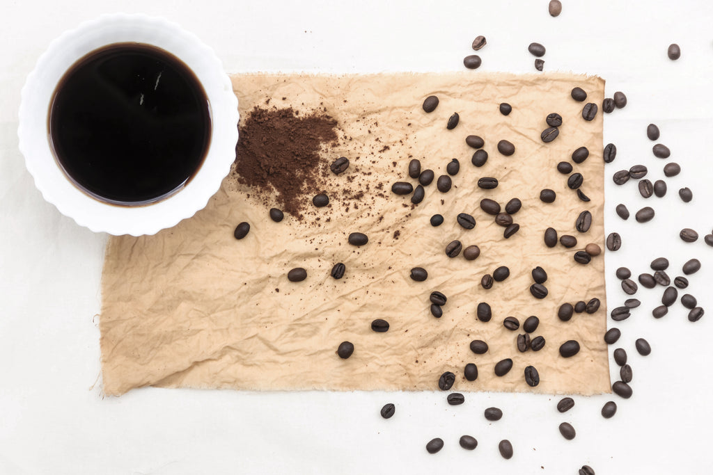 coffee beans, coffee grounds, coffee, coffee dye