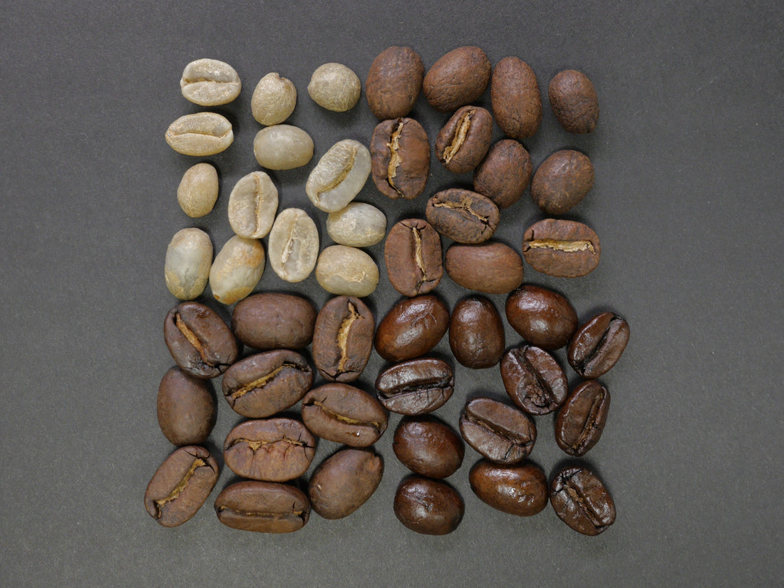 coffee beans, coffee beat roasting, dark roast, light roast